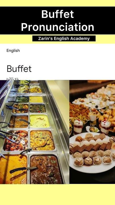 buffet pronunciation british.